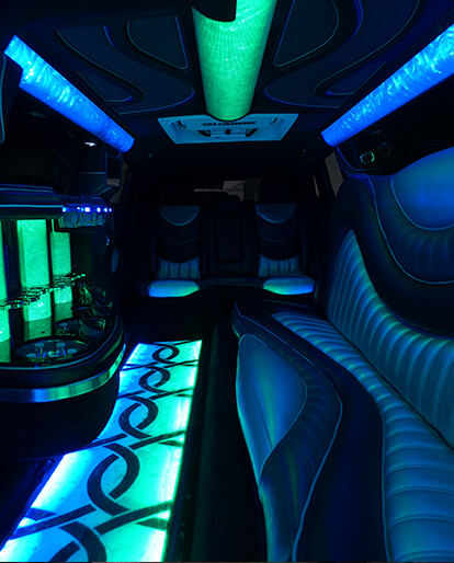 gorgeous interiors on limo