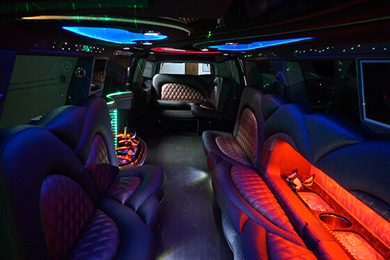 limo plush seating