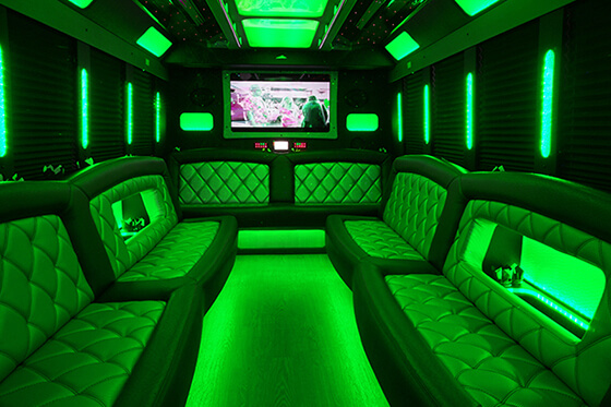 party bus wood floors